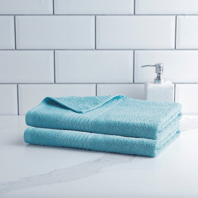 Solid cotton bath towel