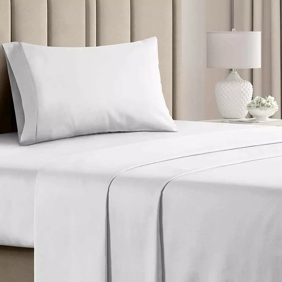 Solid sheet set, queen, white. Colour: white. Size: queen | Rossy