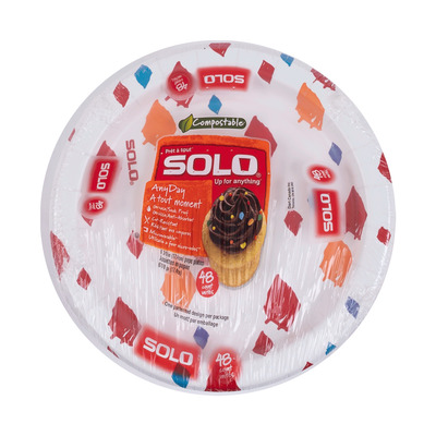Solo- Premium strength paper plate, 7"