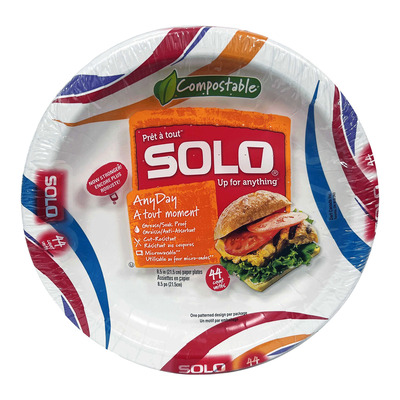 Solo - Premium strength paper plate, 8.5"