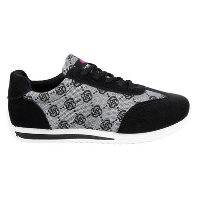 Souliers en maille avec des roses