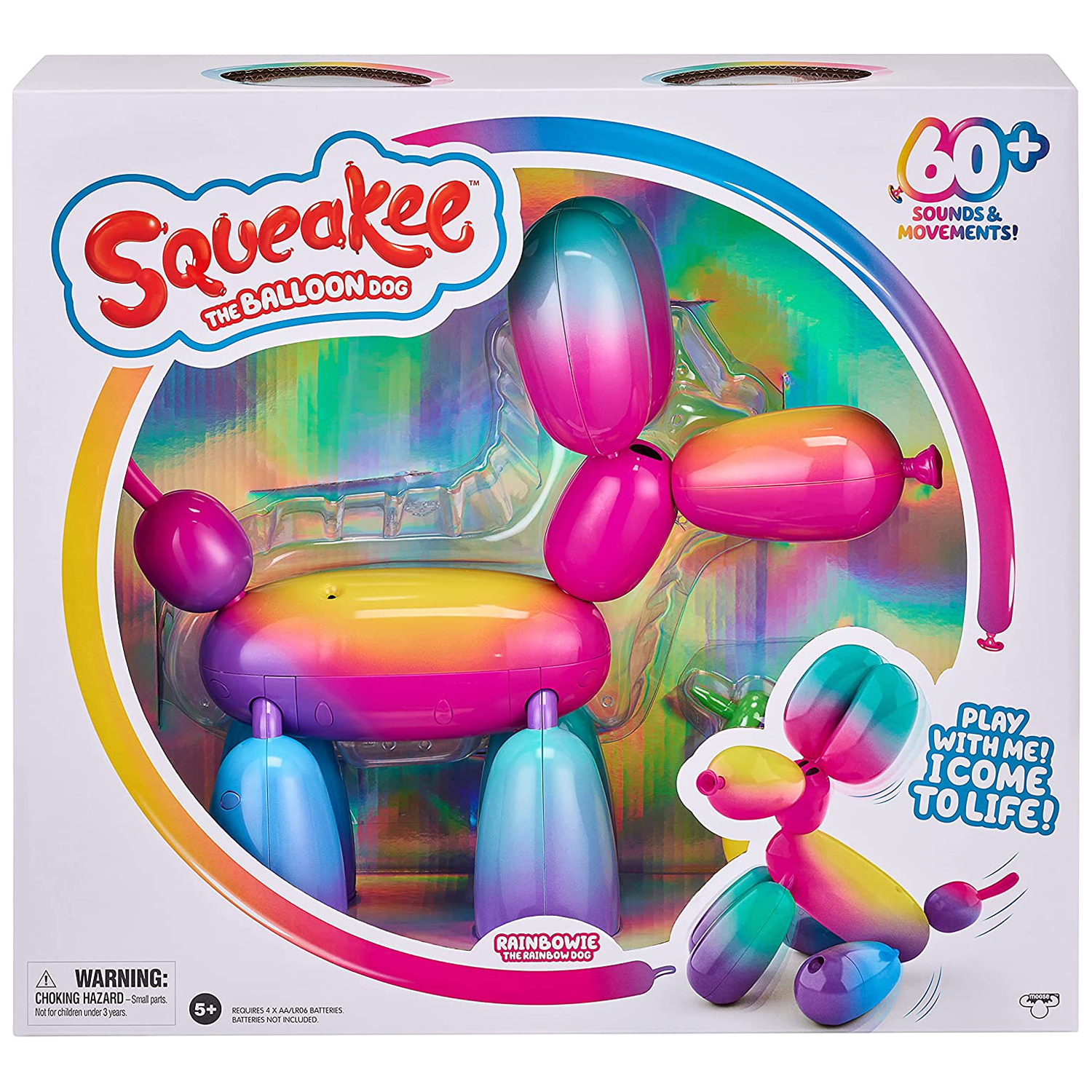 Squeakee - The balloon dog, interactive pet