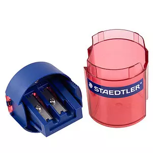 Staedtler - Double hole metal pencil sharpener, assorted colors