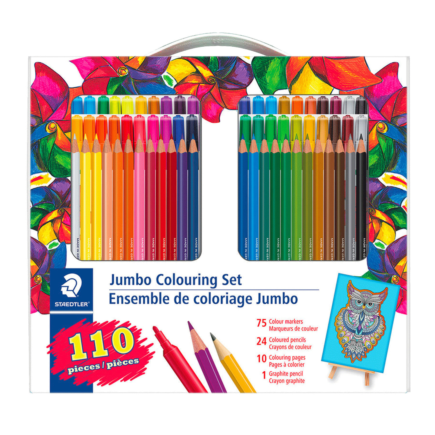 Staedtler - Jumbo colouring set, 110 pcs