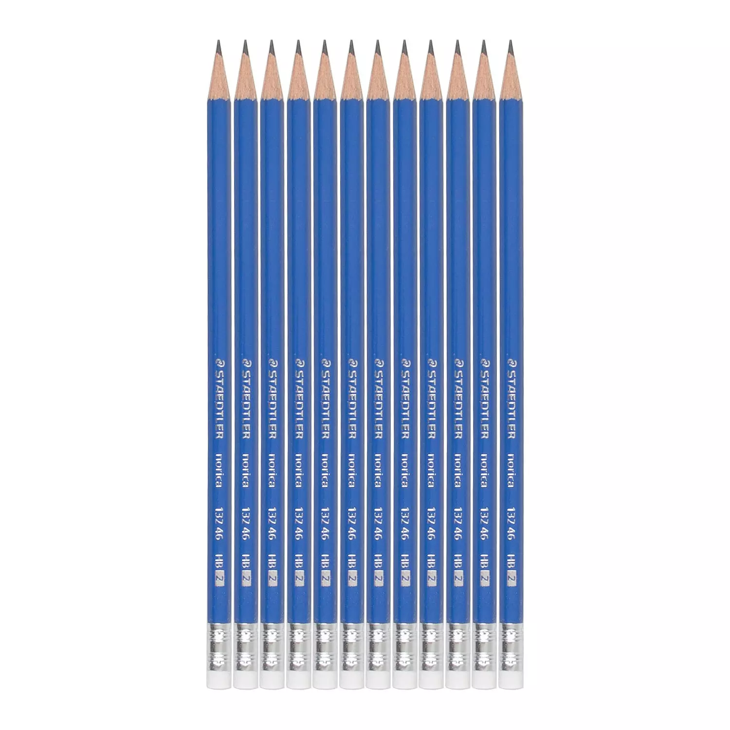 Staedtler - Norica Wood HB Pencils with Latex-Free Eraser, pk. of 12