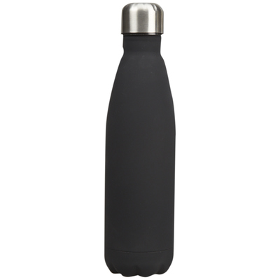 Stainless steel insulated water bottle, 500ml - Black