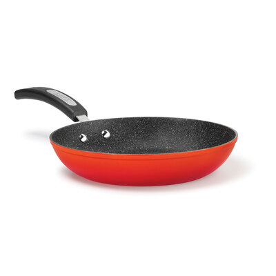 Starfrit - The Rock 24cm (9.5") red fry pan