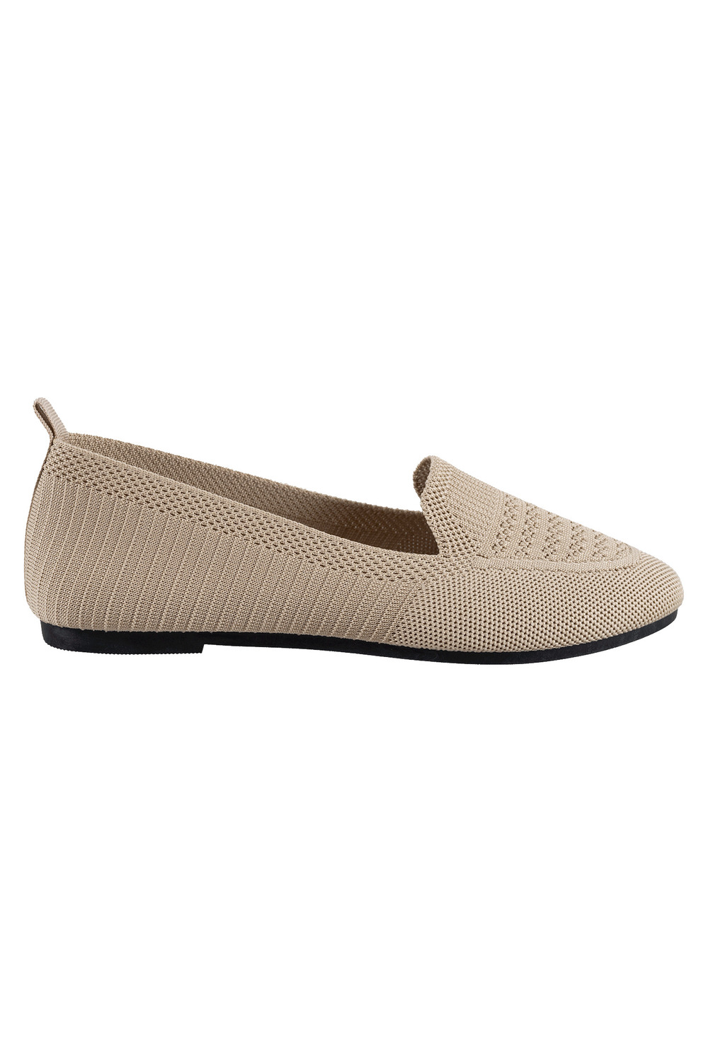 Stretch knit loafers