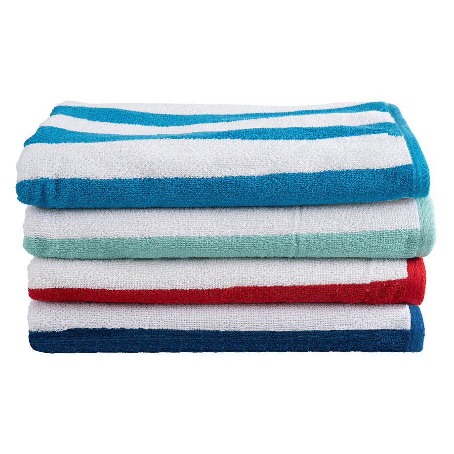 Striped beach towel