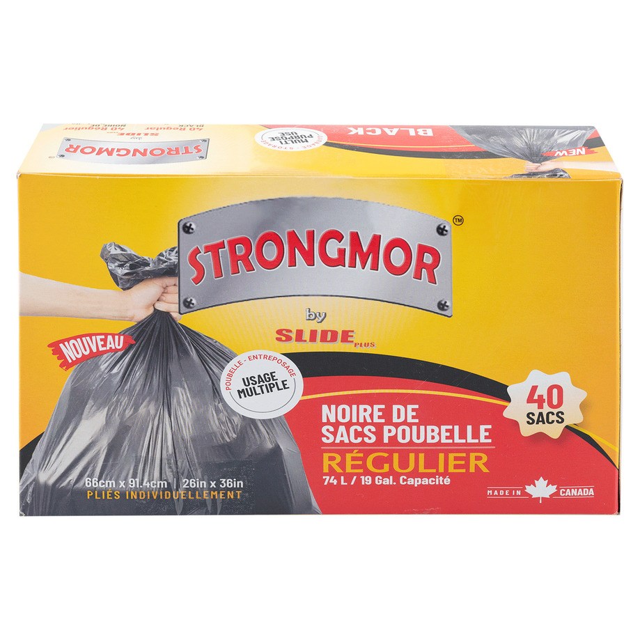 Strongmor - Sacs à ordures, paq. de 40