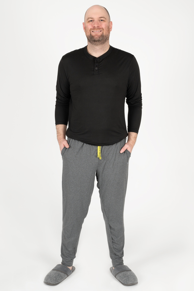 Suko Lounge - Jogger pyjama pants - Grey