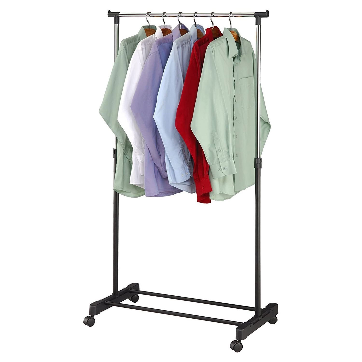 Sunbeam - Rolling garment rack. Colour: grey