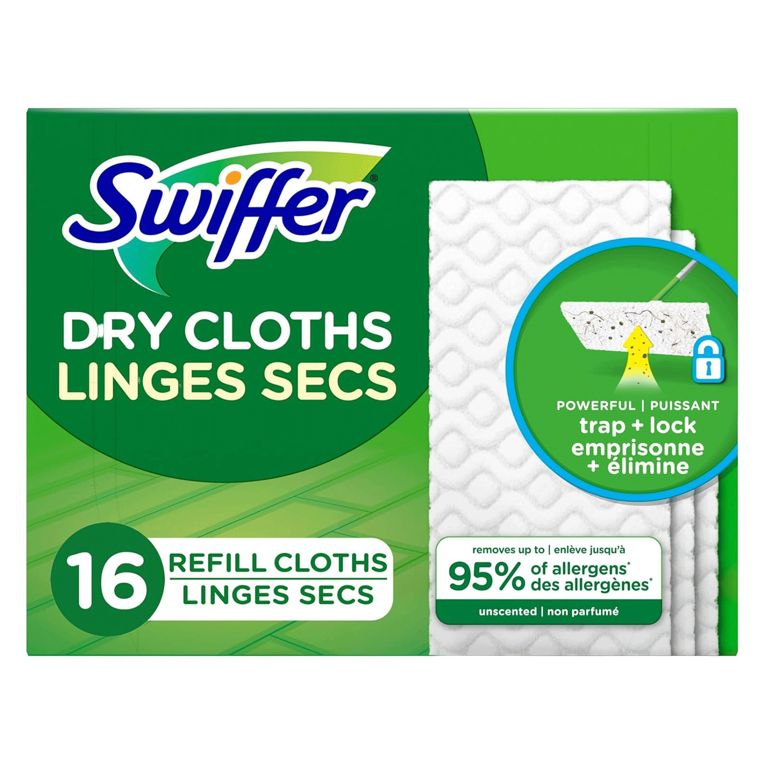 Swiffer - Multi-surface sweeping cloth refills, pk. of 16