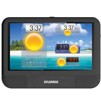 Sylvania - 9" Android tablet with integrated portable DVD player