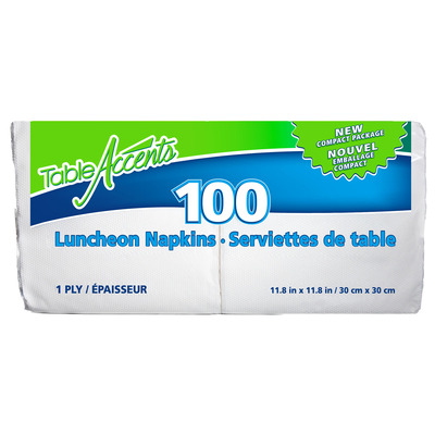 Table Accents - Serviettes de table, paq. de 100
