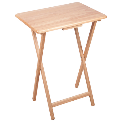 Table pliante en bois - Bois naturel