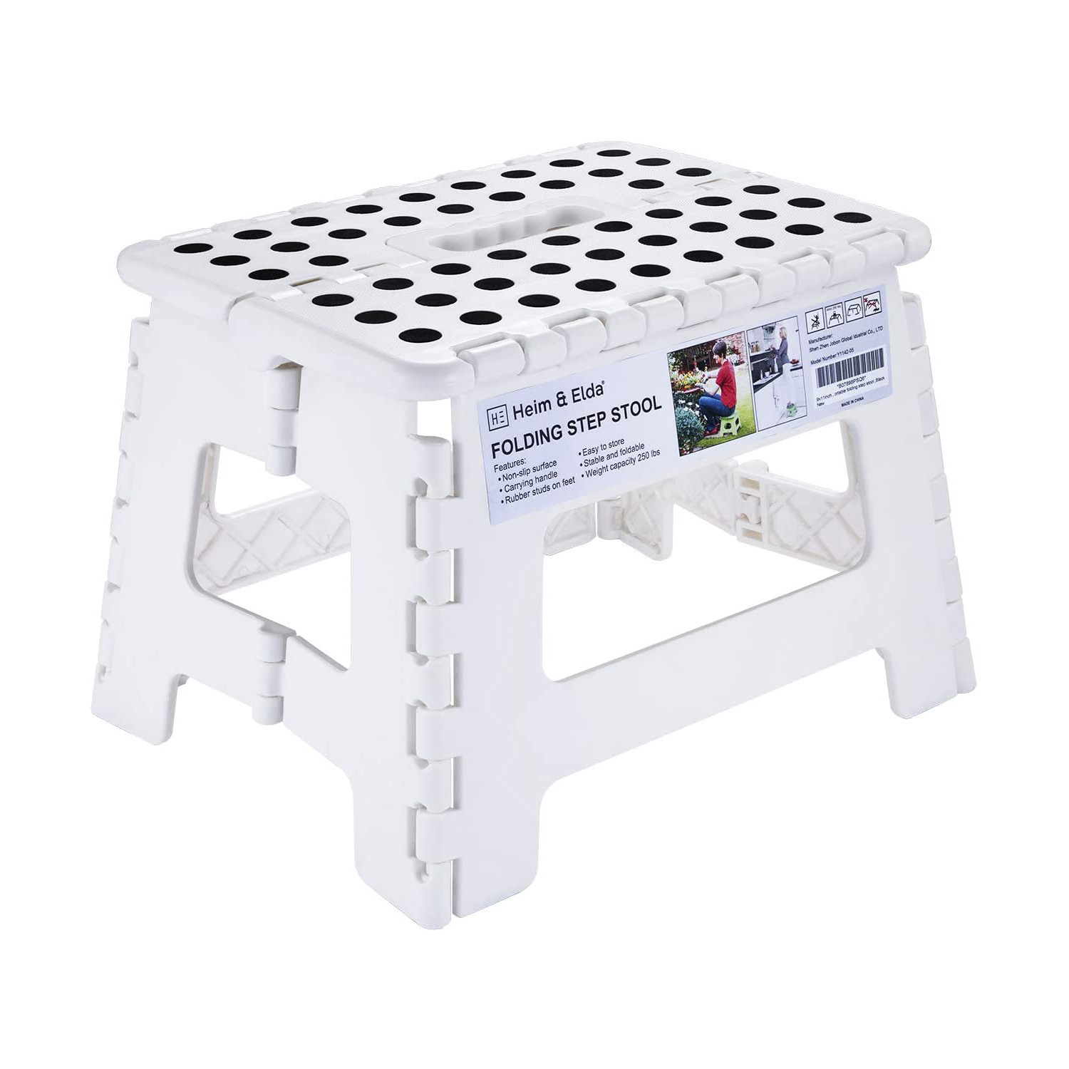 Tabouret pliant multifonctionnel, 9"