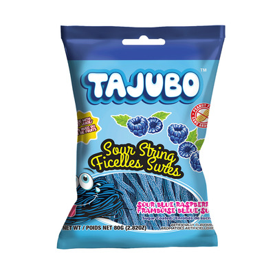 Tajubo sour strings - Sour blue raspberry