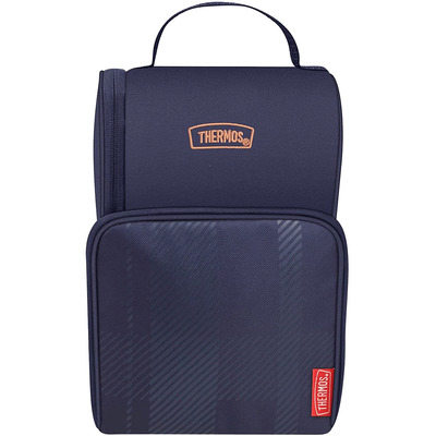 Thermos - Dual compartment lunch box - Navy plaid