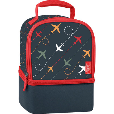 Thermos - Dual compartment soft lunch box - Flight path