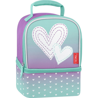 Thermos - Dual compartment soft lunch box - Hearts