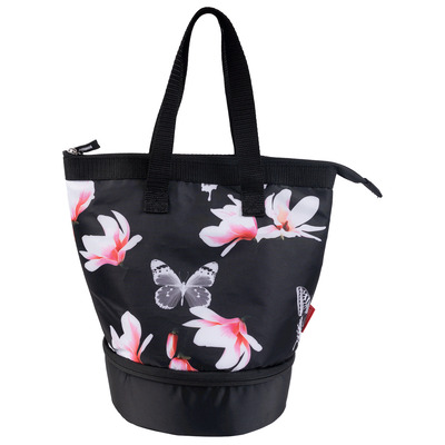 Thermos - Raya, insulated dual lunch bucket tote - Butterflies