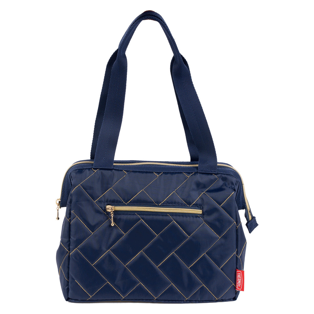 Thermos - Raya, insulated lunch duffle - Navy chevron quilt