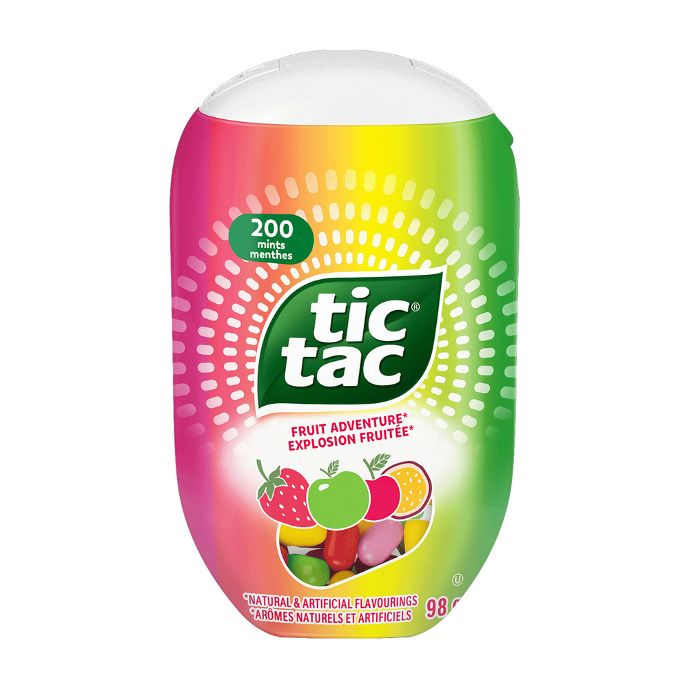 tic tac - Mint candy, 98g - Fruit adventure