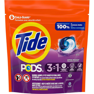 Tide Pods - Detergent - Spring meadow, Pk. of 9