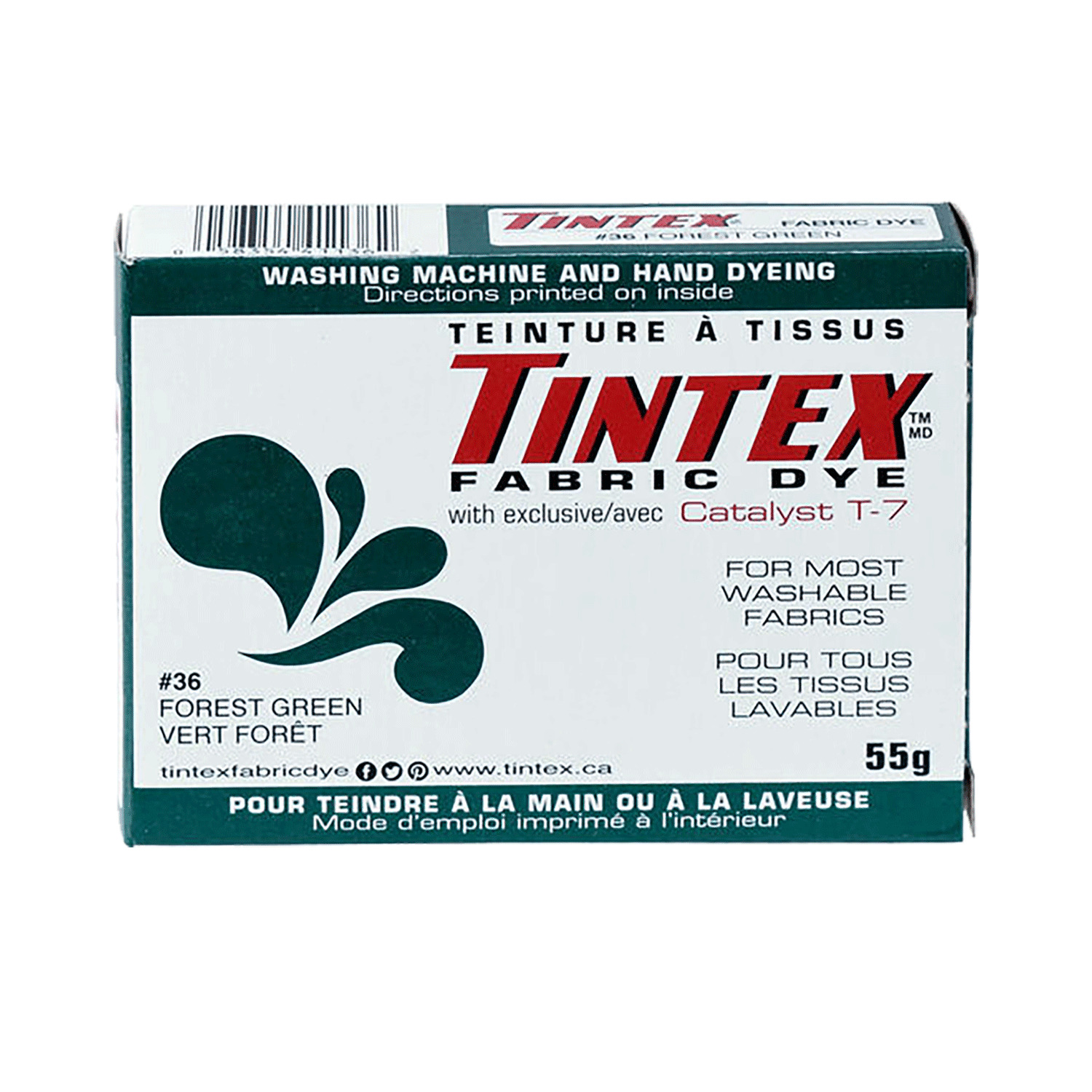 Tintex - All purpose fabric dye - #36 Forest green