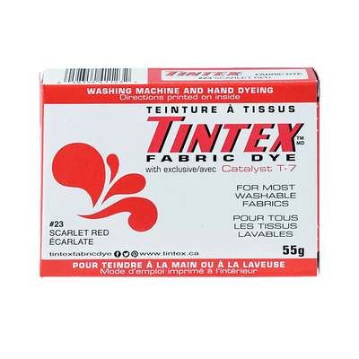 Tintex - Teinture à tissues tout usage - Écarlate #23