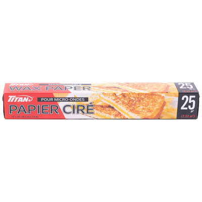 Titan - Wax paper for microwave, 12"x25'