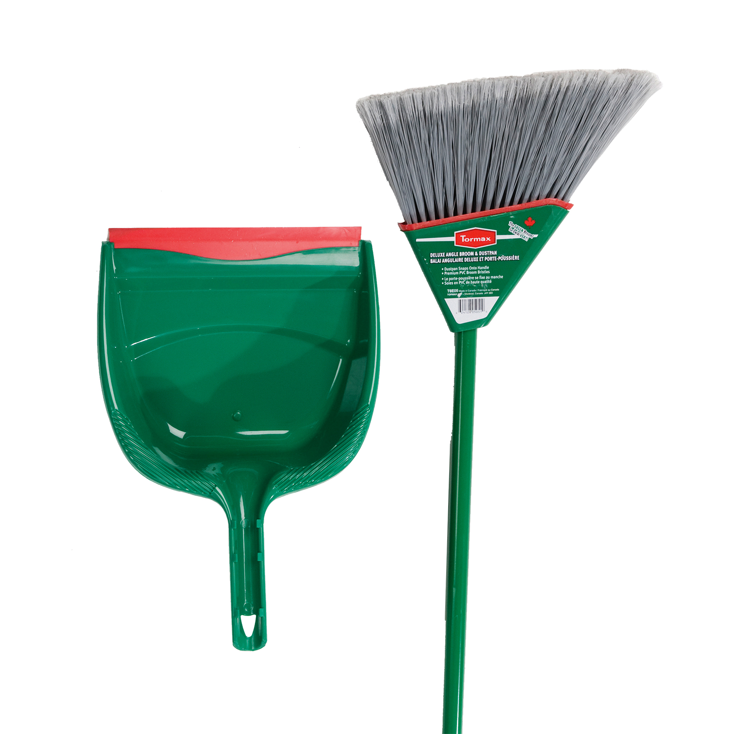 Tormax - Deluxe angle broom and dustpan