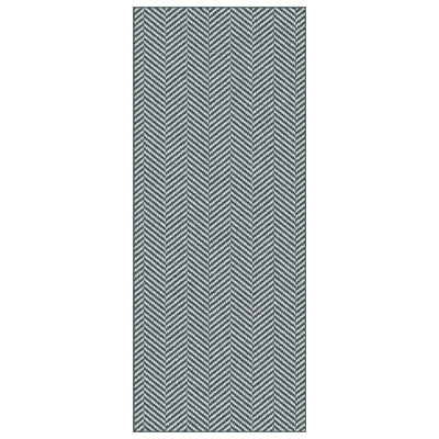 TRIDENT Collection, rug, blue-grey, 2'x5'