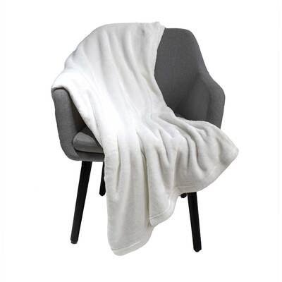 TRISTAN Collection - Solid fleece throw, 60"x80"