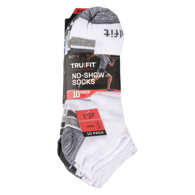 Tru Fit - Chaussettes de sport invisibles, 10 paires