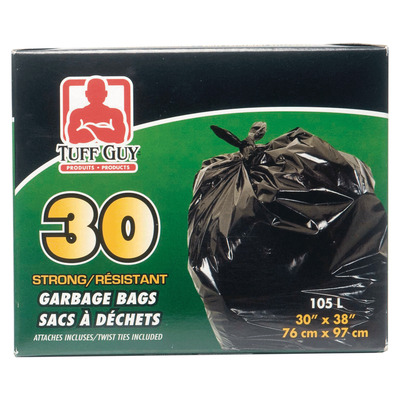 Tuff Guy - Strong garbage bags, pk. of 30 - 105L