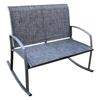 Two-seat rocking chair for patio