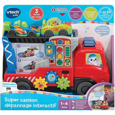 V-Tech - Baby - Road rescue car carrier, French edition