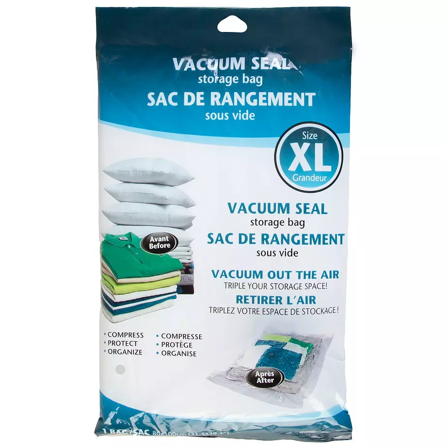 Vacuum seal storage bag, XL