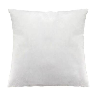 Velvet-feel decorative cushion, 18"x18"