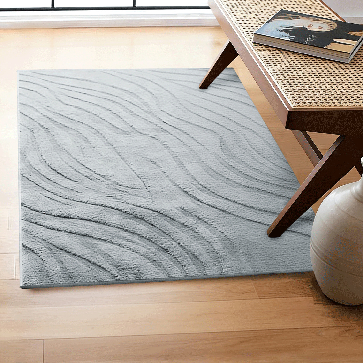 VENTO collection - Decorative embossed rug
