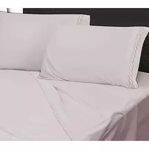 Venus, sheet set with embroided helix detail