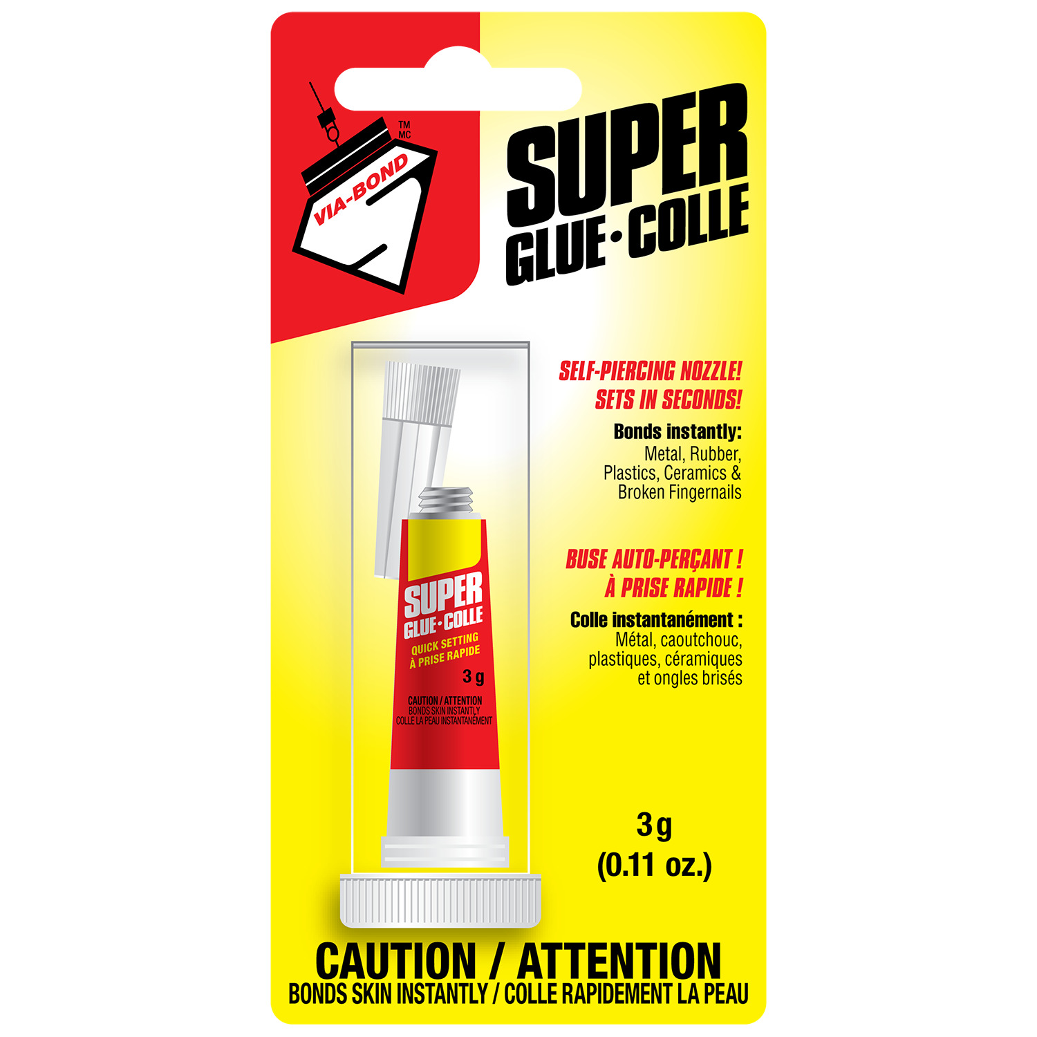 Via-Bond - Super colle avec buse auto-perceuse