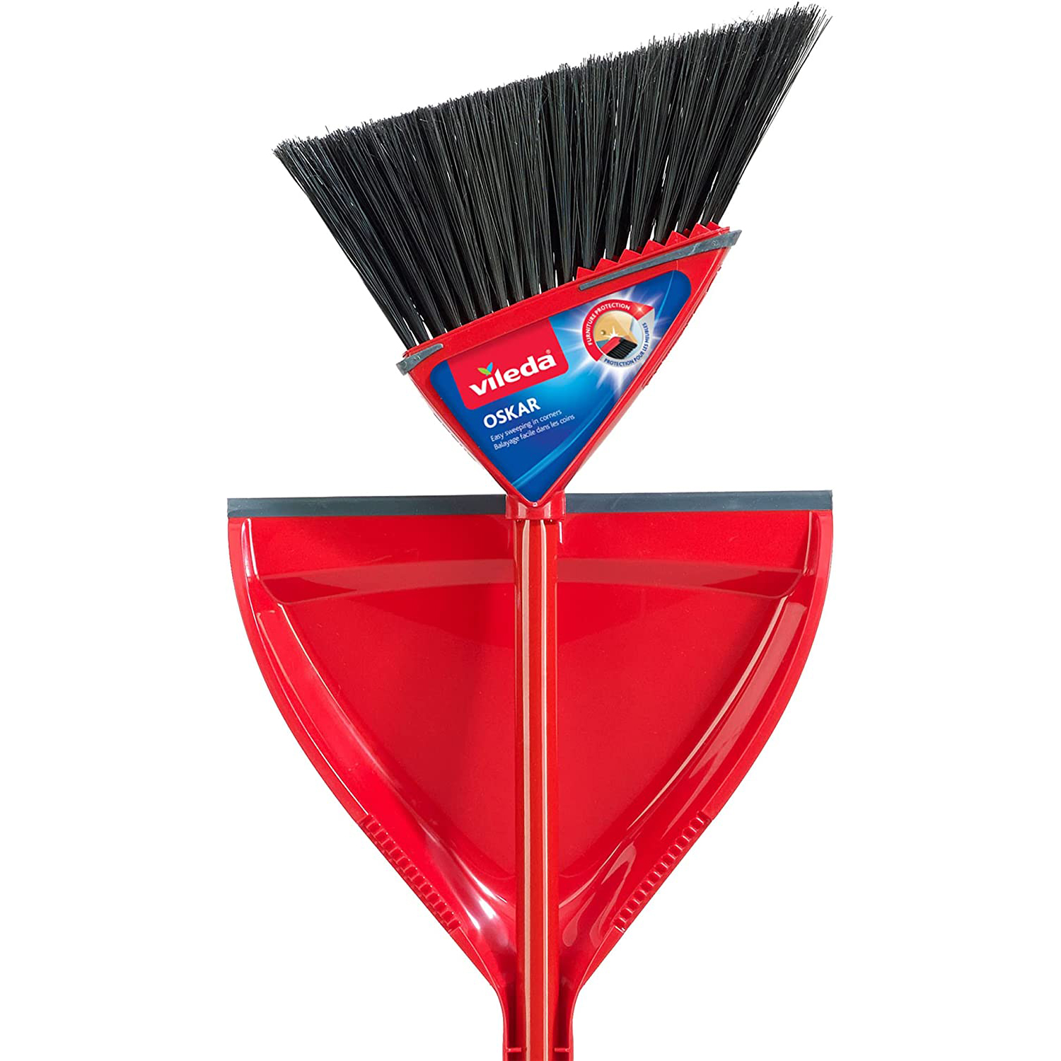 Vileda - Oskar broom with dustpan