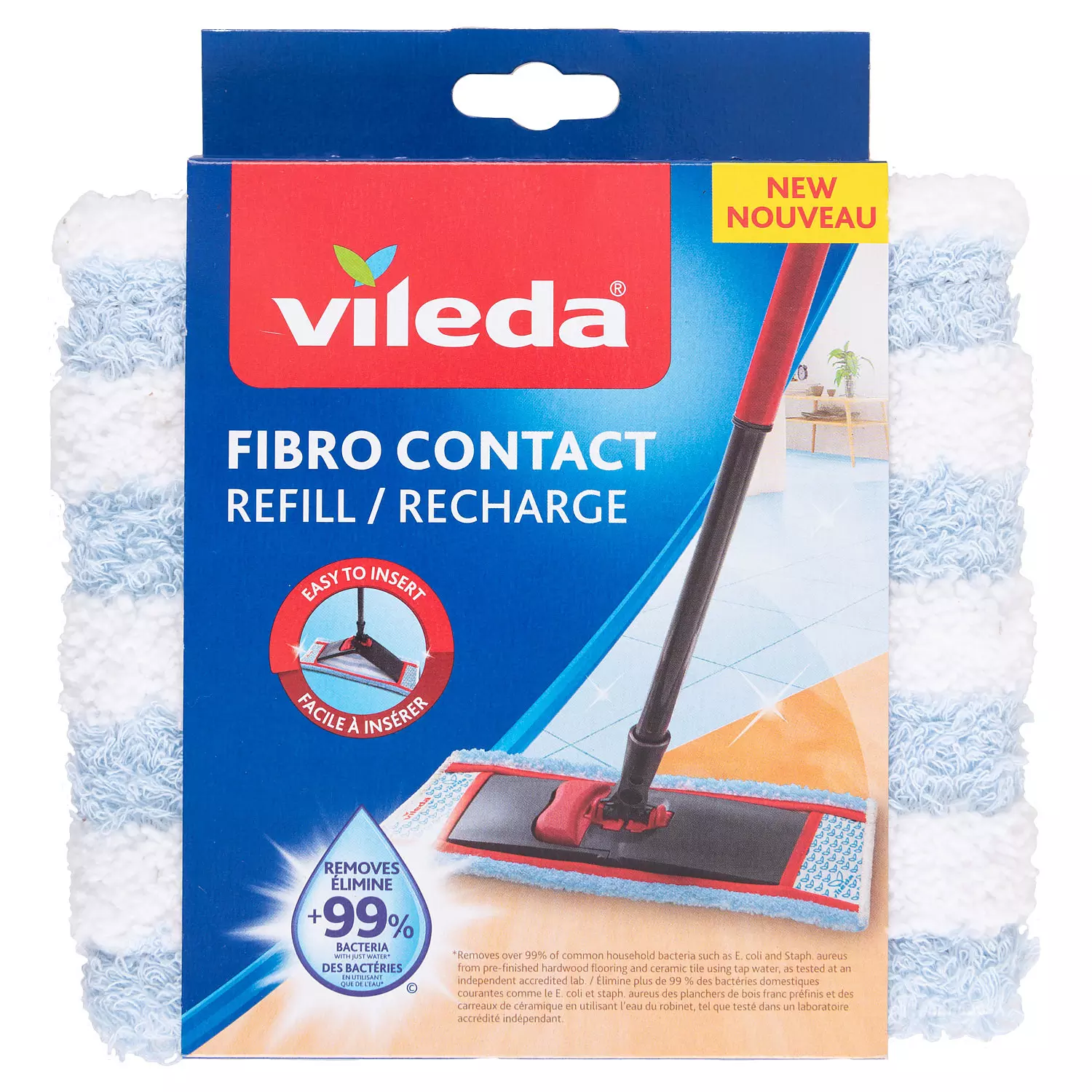 Vileda- Recharge de moppe Fibro Contact