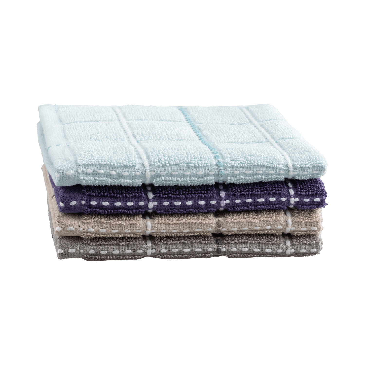 VITALEA collection - Textured grid facecloth