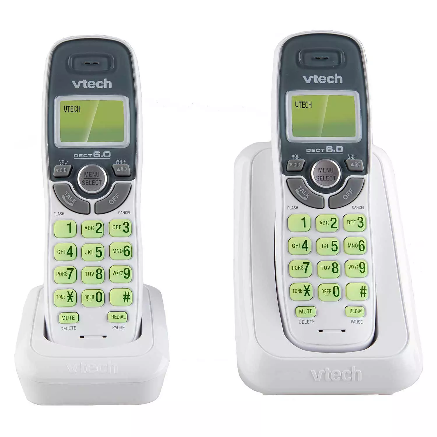 VTech - 2 combinés sans fil avec afficheur/afficheur de l'appel en attente