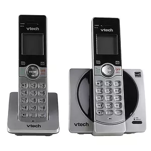 2 handset cordless phone system with caller ID/call waiting