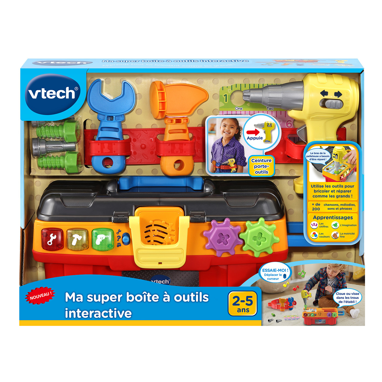 VTech - Ma super boîte à outils interactive, édition française